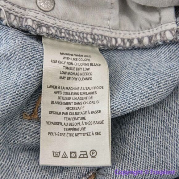 NEW Free People We the Free curvy straight  jeans button fly, women's size 30‎ - Picture 14 of 14